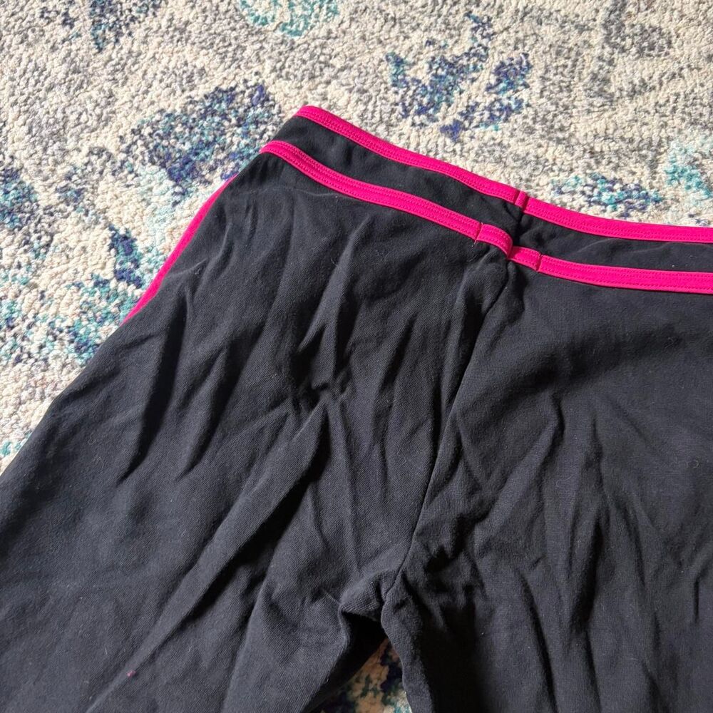 G.W. Sport Y2K Neon Pink Black Athletic Bermuda Shorts Large Yoga Capri - Picture 6 of 6